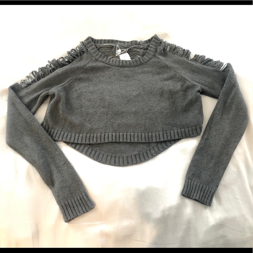 RP4LF Grey Crop Top - One Size